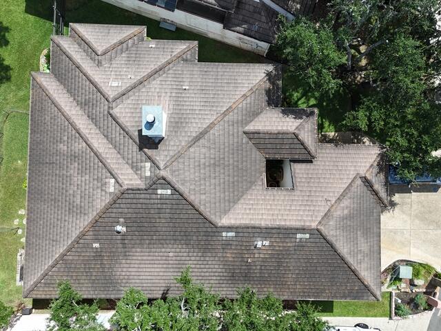 Tile Roof from Above