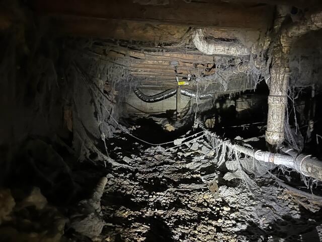 Humid Crawl Space