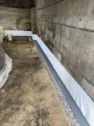 Subfloor Drainage Installation