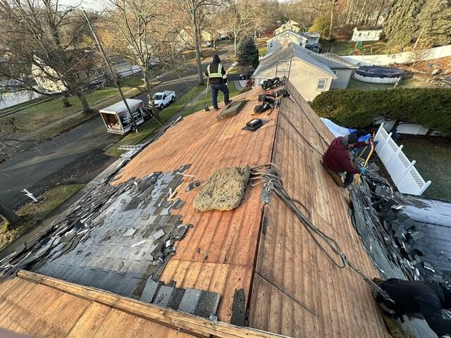 Old Shingles Taken Off