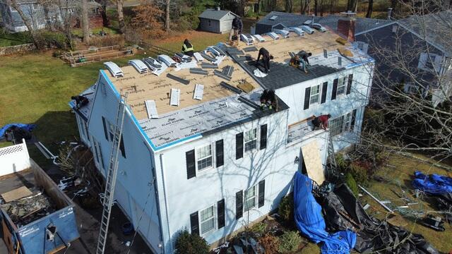 New Shingles Are Installed