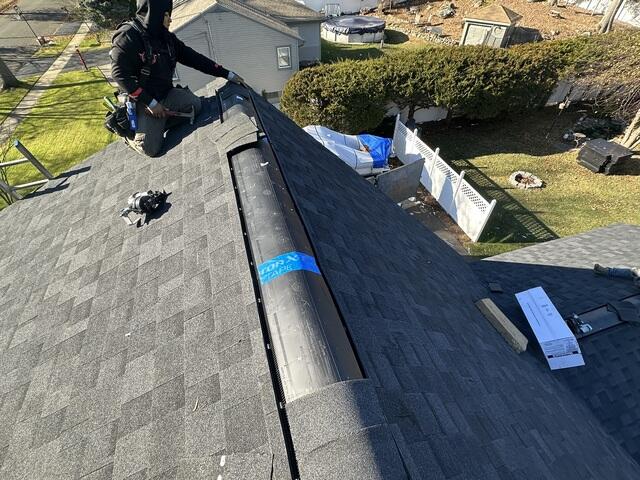 Ridge Vent Installed
