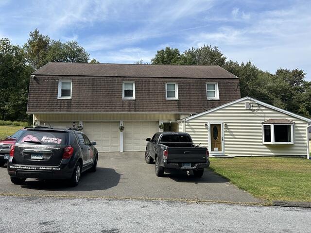 Before: Broken Shingles & Stains