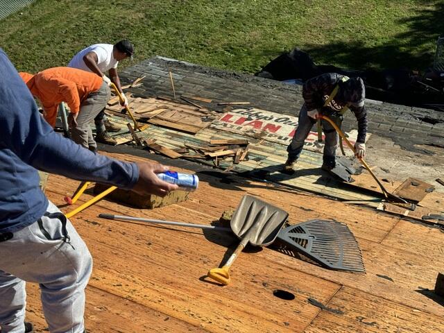 Removing the Old Shingles