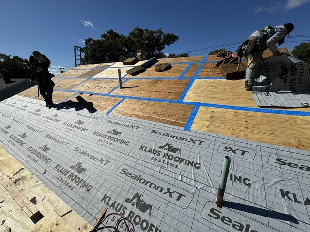 Taped Up & Underlayment Laid