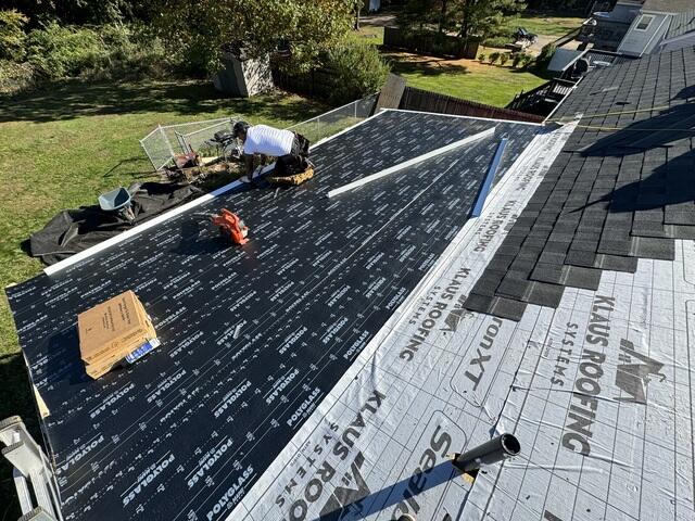 Low-Sloping Roof Base Installed