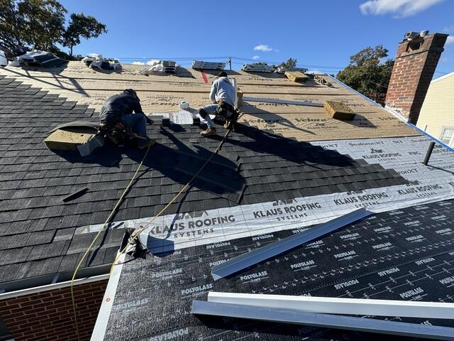 New Shingles Are Installed