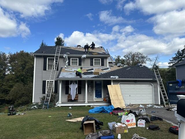 New Shingles Are Installed