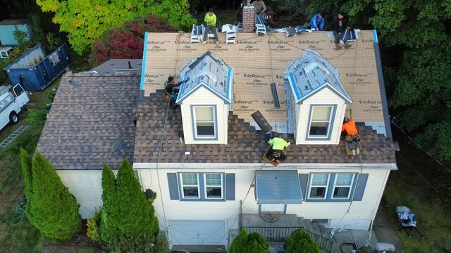 New Shingles Are Installed