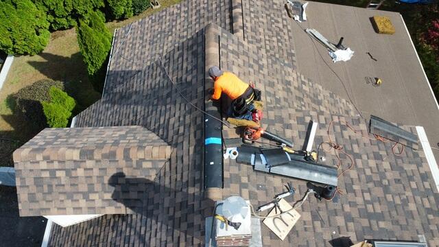 Ridge Vent Is Installed