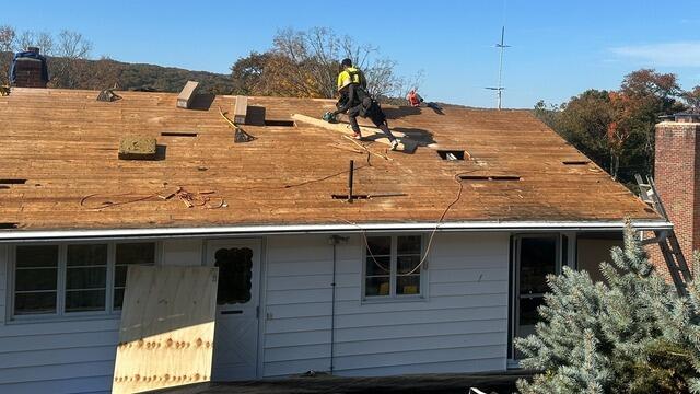 Plywood Is Inspected & Replaced
