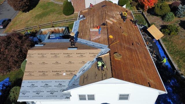 Underlayment Is Applied