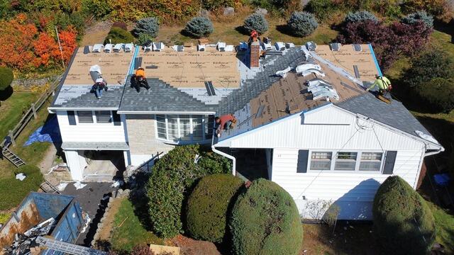 New Shingles Are Installed