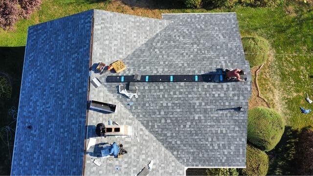 Ridge Vent Is Installed