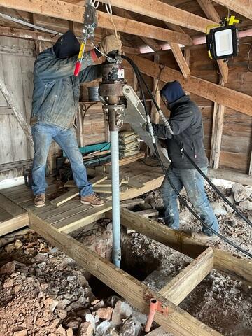 Pier Installation Process