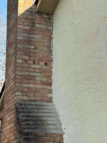 Chimney Pulling Away from the House