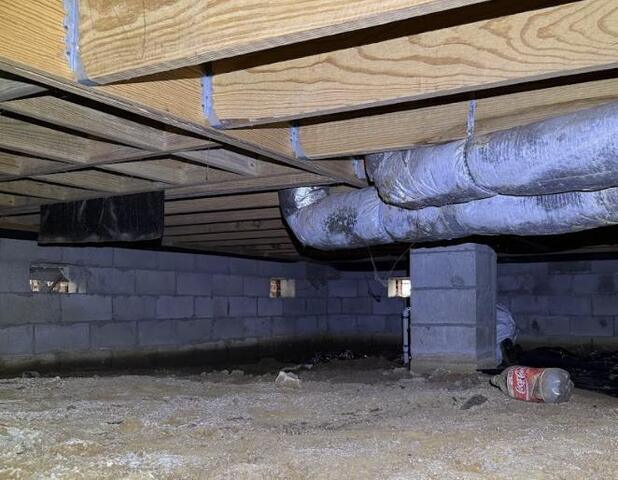 Pearl Crawl Space Before - 3