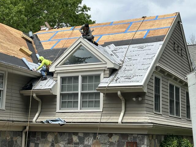Seams Reinforced & Underlayment Laid