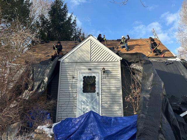 Old Shingles Come Off