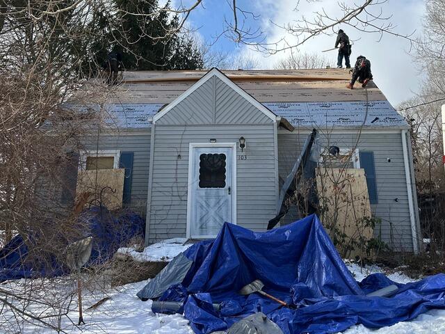 Underlayment Is Applied