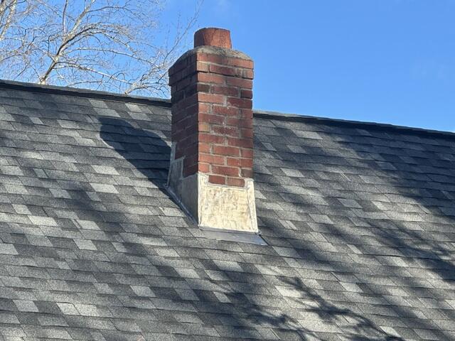 Chimney Gets New Flashing