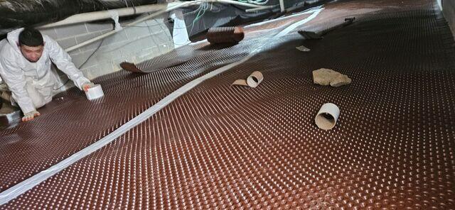Drainage Matting Installation