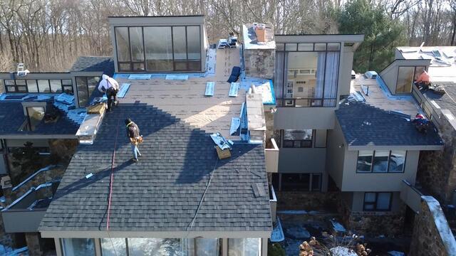 New Shingles Are Installed