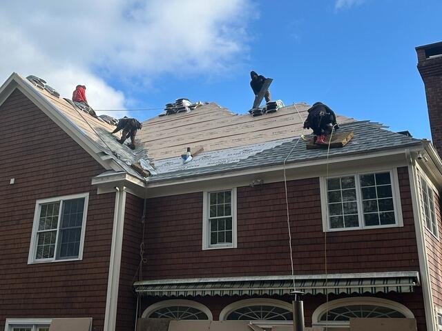 New Shingles Are Installed