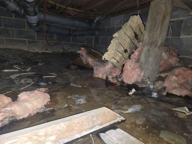 Wet Crawl Space