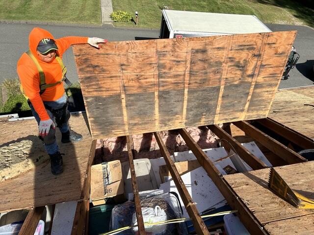 The Decking Is Inspected