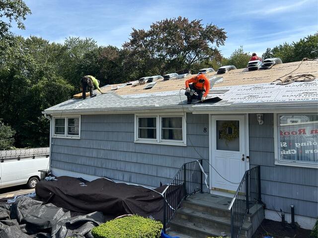 New Shingles Are Installed