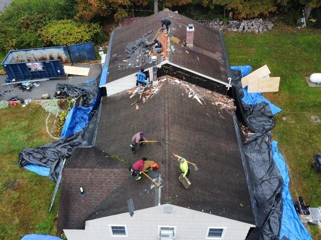 The Old Shingles Come Off