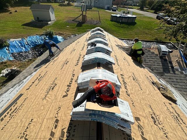 Shingles Are Installed