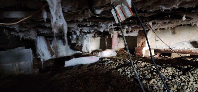 Damp Crawl Space