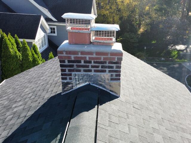 Chimney Flashing Installed