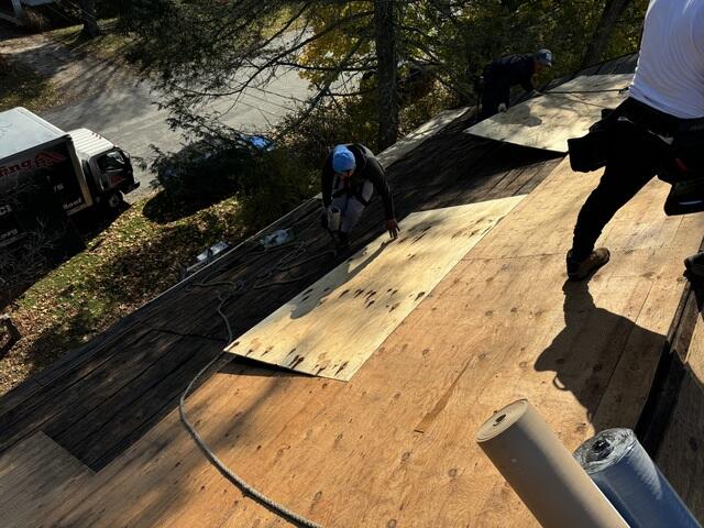 Plywood Is Replaced