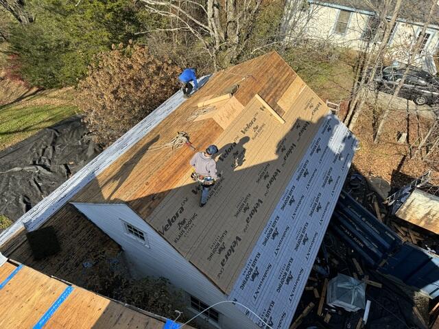 Underlayment Is Installed