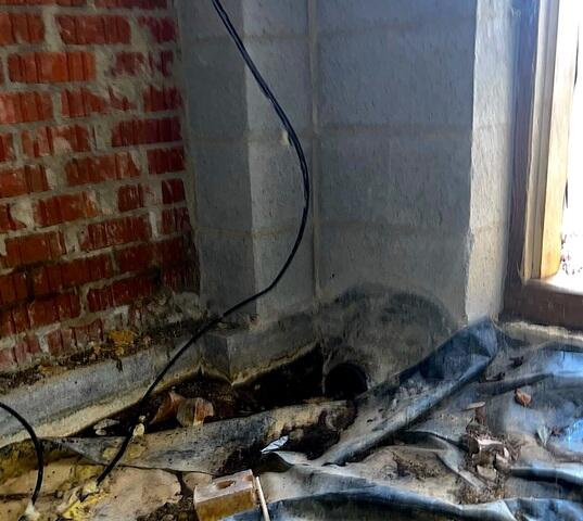 Wet Crawl Space