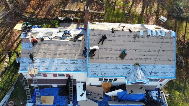 The Underlayment Is Applied