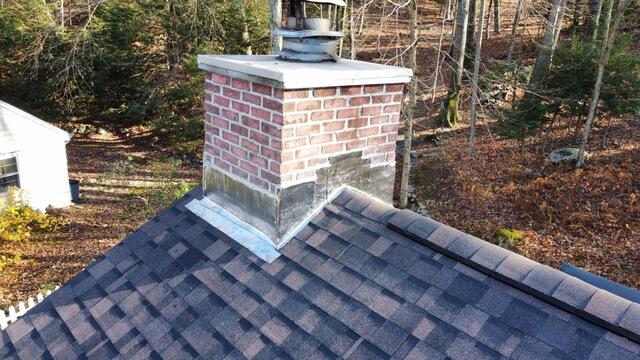 Chimney Gets New Flashing