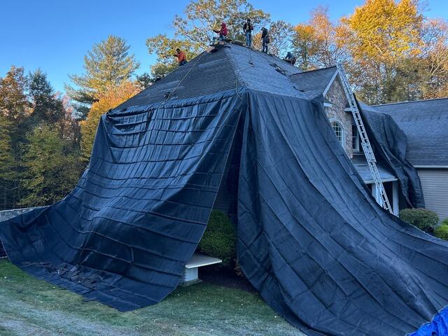 Old Shingles Are Stripped