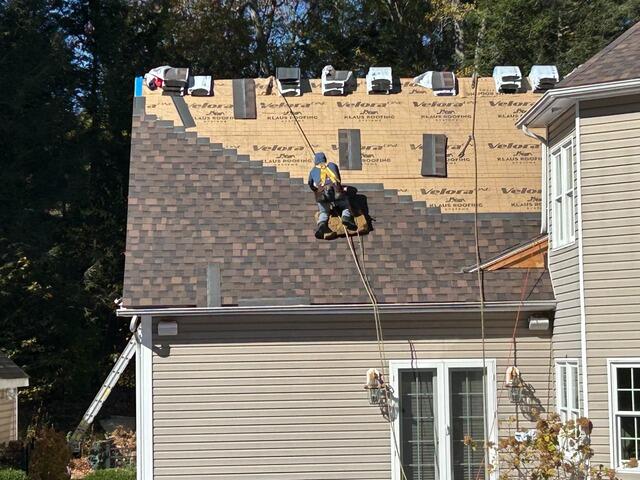 New Shingles Are Installed