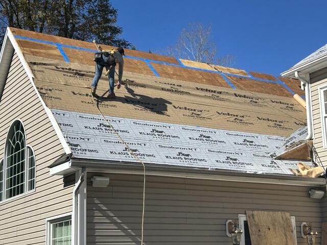 Underlayment Is Installed