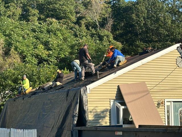 Old Shingles Removed