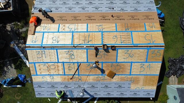 Seams Taped & Underlayment Applied