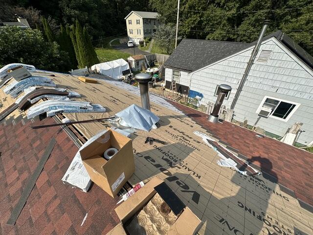 New Shingles Are Installed