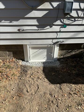 Crawl Space Entrance