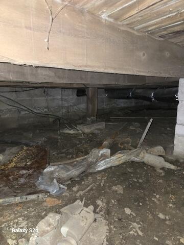 Damp Crawl Space