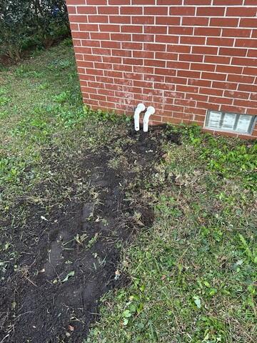 Backfill Discharge Line Trench