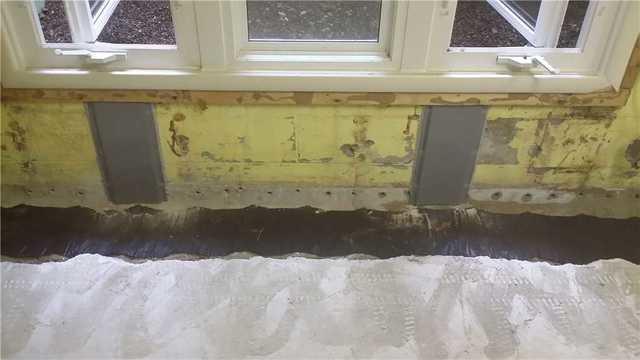 Cut Walls Help the Installation of WaterGuard